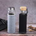 1000ml Eco friendly glass drinking water bottles